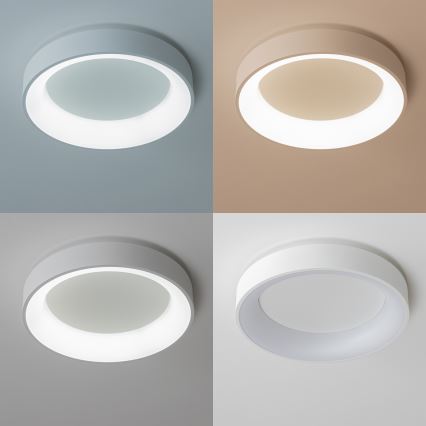 Brilagi - Plafonieră LED reglabilă FALCON LED/80W/230V 3000-6500K Ø 60 cm albă + telecomandă