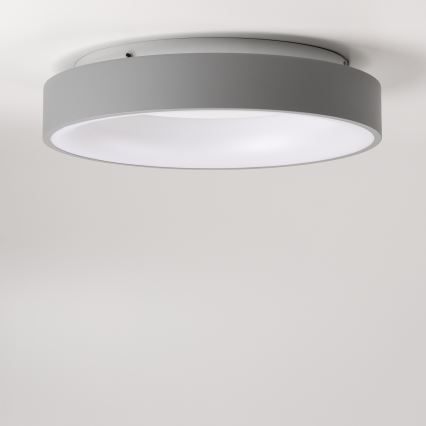 Brilagi - Plafonieră LED reglabilă FALCON, 80W, 230V, 3000-6500K, Ø 60 cm, gri + telecomandă