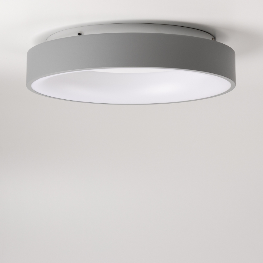 Brilagi - Plafonieră LED reglabilă FALCON, 80W, 230V, 3000-6500K, Ø 60 cm, gri + telecomandă