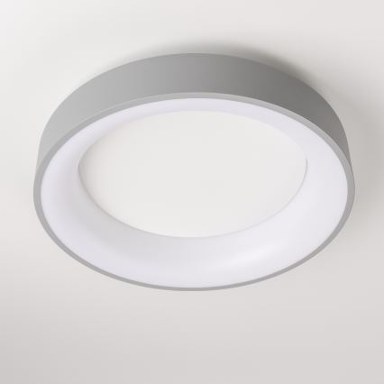 Brilagi - Plafonieră LED reglabilă FALCON, 80W, 230V, 3000-6500K, Ø 60 cm, gri + telecomandă