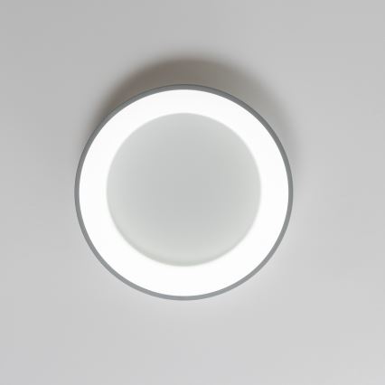 Brilagi - Plafonieră LED reglabilă FALCON, 80W, 230V, 3000-6500K, Ø 60 cm, gri + telecomandă