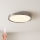 Brilagi - Plafonieră LED reglabilă FANCIA, 48W, 230V, 3000–6500K, Ø 39 cm, argintiu + telecomandă