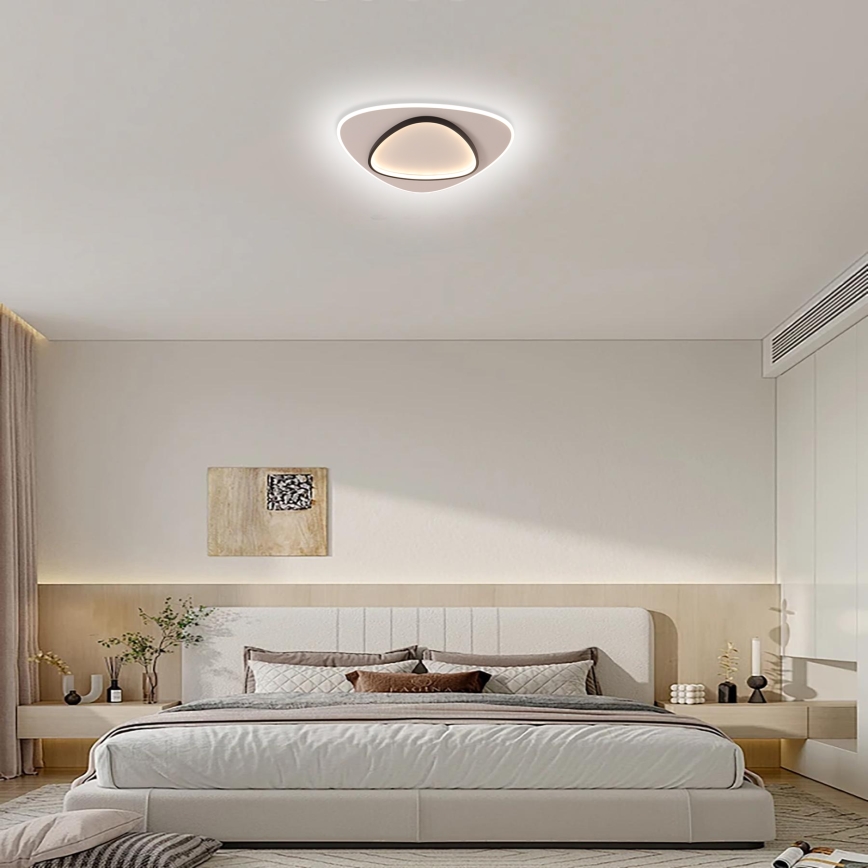 Brilagi - Plafonieră LED FLARE, reglabilă, 70W, 230V, 55x55 cm, 3000/4000/6000K + telecomandă