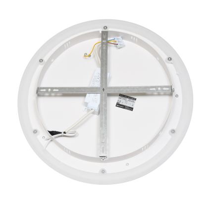 Brilagi - Plafonieră LED reglabilă FLARE LED/38W/230V 3000-6000K Ø 48 cm negru/alb + telecomandă