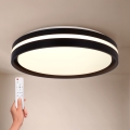 Brilagi - Plafonieră LED reglabilă în intensitate NAOMI LED/48W/230V 3000-6500K Ø 39 cm neagră + telecomandă