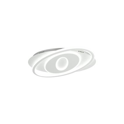 Brilagi - Plafonieră LED dimabilă IRIS LED/78W/230V 3000-6000K 37x49 cm albă + telecomandă