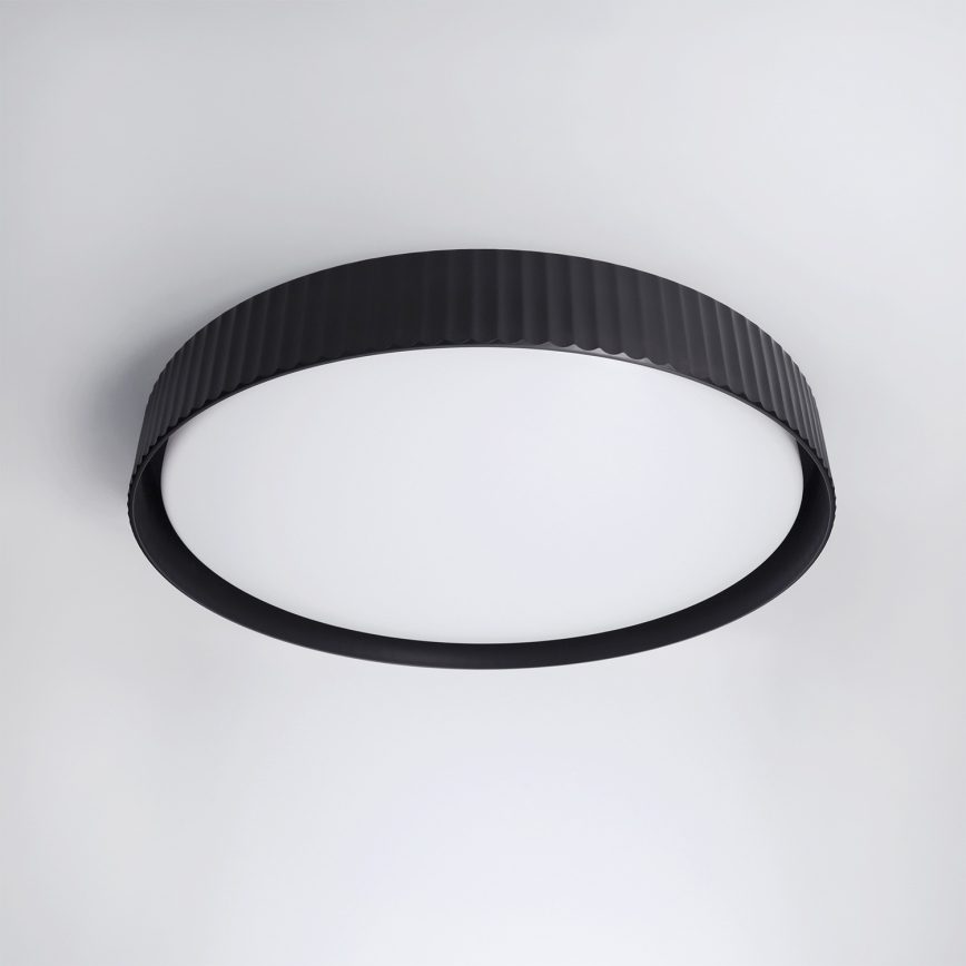 Brilagi - Plafonieră LED dimabilă LUCIA LED/60W/230V 3000-6500K Ø59 cm neagră + telecomandă