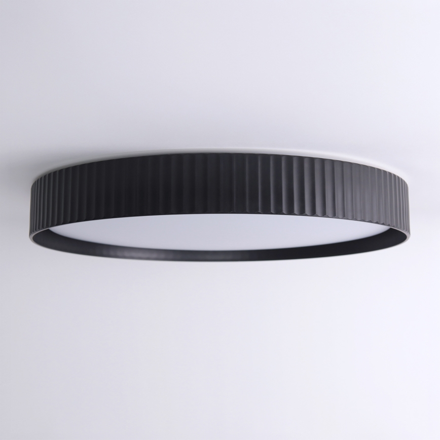 Brilagi - Plafonieră LED dimabilă LUCIA LED/60W/230V 3000-6500K Ø59 cm neagră + telecomandă