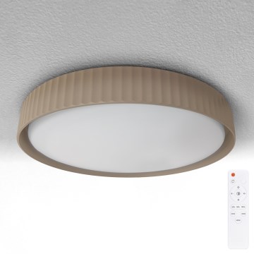 Brilagi - Plafonieră LED reglabilă LUCIA LED/48W/230V 3000-6500K Ø 41 cm maro + telecomandă