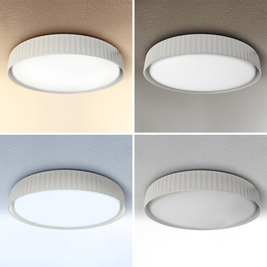 Brilagi - Lampă de tavan LED dimabilă LUCIA LED/48W/230V 3000-6500K Ø 41 cm albă + telecomandă