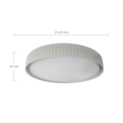 Brilagi - Lampă de tavan LED dimabilă LUCIA LED/48W/230V 3000-6500K Ø 41 cm albă + telecomandă