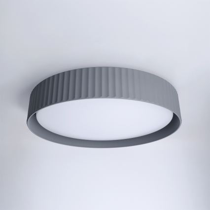 Brilagi - Plafonieră LED dimabilă LUCIA LED/48W/230V 3000-6500K Ø 41 cm gri + telecomandă