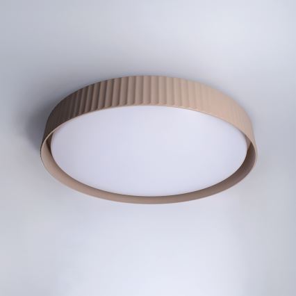 Brilagi - Plafonieră LED reglabilă LUCIA LED/60W/230V 3000-6500K Ø 59 cm taupe + telecomandă