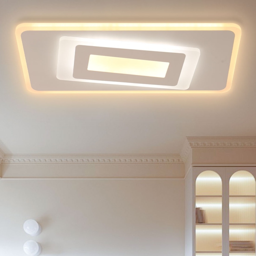 Brilagi - Plafonieră LED reglabilă MODERN LED/51W/230V 3000-6000K 20x40 cm + telecomandă