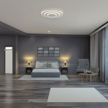Brilagi - Plafonieră LED dimabilă MODERN, 58 W, 230 V, 3000–6000 K, Ø 46,3 cm + telecomandă