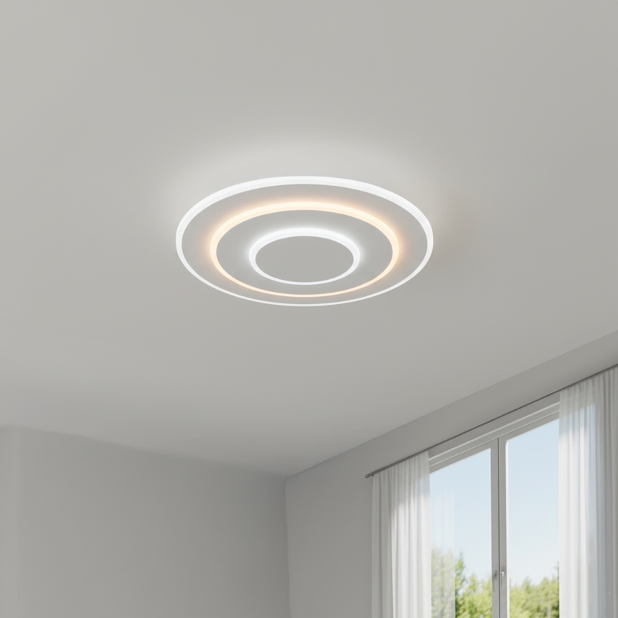 Brilagi - Plafonieră LED dimabilă MODERN, 58 W, 230 V, 3000–6000 K, Ø 46,3 cm + telecomandă