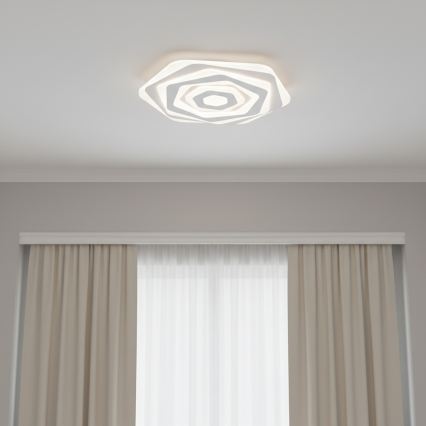 Brilagi - Plafonieră LED dimabilă modernă, 85W/230V, 3000-6000K, Ø 53 cm, cu telecomandă