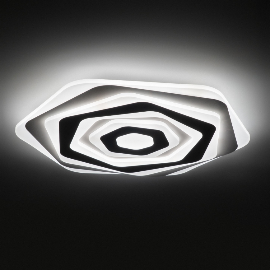Brilagi - Plafonieră LED dimabilă modernă, 85W/230V, 3000-6000K, Ø 53 cm, cu telecomandă