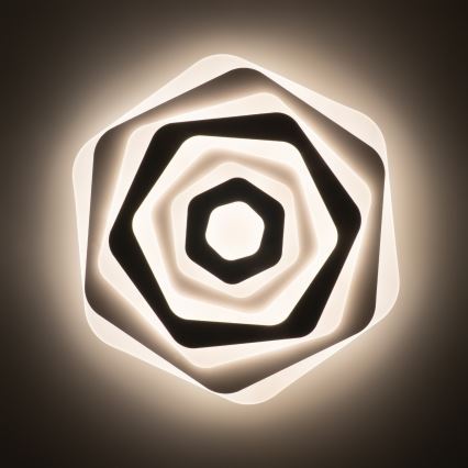 Brilagi - Plafonieră LED dimabilă modernă, 85W/230V, 3000-6000K, Ø 53 cm, cu telecomandă