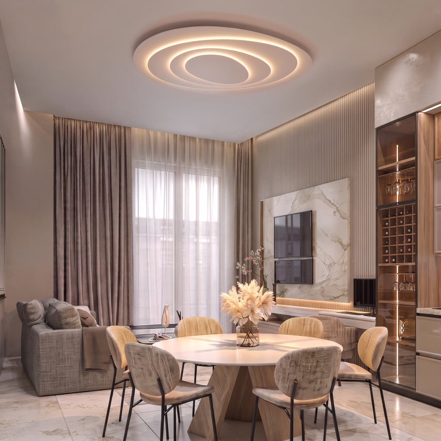 BRILAGI - Lampă de tavan LED reglabilă MODERN MAXI LED/105W/230V 3000-6000K 83,5x100 cm + telecomandă