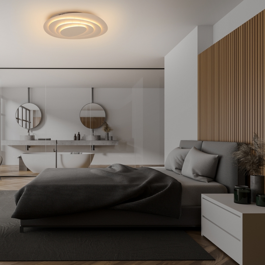 Brilagi - Lampă LED de tavan cu reglaj de intensitate MODERN MAXI LED/105W/230V 3000-6000K 83,5x1000 cm + telecomandă