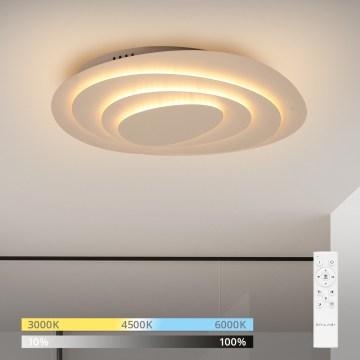 Brilagi - Plafonieră LED reglabilă MODERN MAXI LED/87W/230V 3000-6000K 67x80 cm + telecomandă
