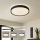 Brilagi - Plafonieră LED reglabilă ORINO, 54 W, 230 V, 3000–6000 K, negru, Ø 43 cm + telecomandă