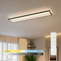 BRILAGI - Plafonieră LED reglabilă OUTLINE LED/90W/230V 3000-6000K 18x100 cm alb/negru + telecomandă