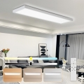 Brilagi - Plafonieră LED reglabilă pentru baie FRAME SMART LED/50W/230V 120x30 cm 3000-6000K IP44 albă + telecomandă