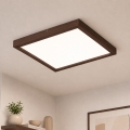 BRILAGI - Plafonieră LED reglabilă pentru baie WOODY FRAME LED/50W/230V stejar nuc 60x60 cm 3000-6000K IP44 + telecomandă