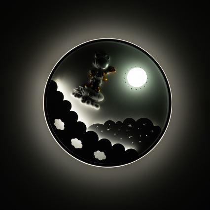 Brilagi - Plafonieră LED dimabilă pentru copii ASTRO LED/68W/230V 3000-6000K diam. 49 cm + telecomandă