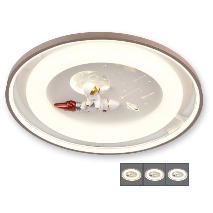 BRILAGI - Plafonieră LED reglabilă pentru copii ASTRO LED/75W/230V 3000-6000K Ø 50 cm + telecomandă