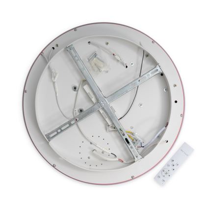 Brilagi - Plafonieră LED reglabilă pentru copii UNICORN, LED 68W, 230V, 3000–6000K, Ø 49 cm + telecomandă