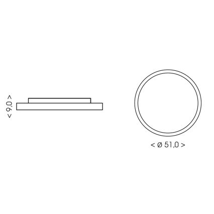 BRILAGI - Plafonieră LED dimabilă pentru copii UNICORN LED/72W/230V 3000-6000K Ø 51 cm + telecomandă