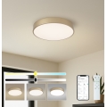 Brilagi - Plafonieră LED reglabilă POOL SMART LED/48W/230V 3000-6000K Ø 40 cm Wi-Fi Tuya aurie + telecomandă