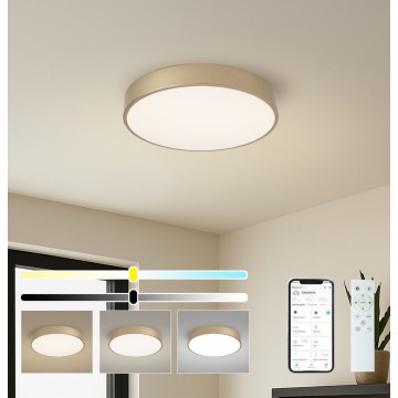 Brilagi - Plafonieră LED reglabilă POOL SMART LED/48W/230V 3000-6000K Ø 40 cm Wi-Fi Tuya aurie + telecomandă