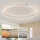Brilagi - plafonieră LED reglabilă PORTOFINO LED/85W/230V 3000-6000K Ø 120 cm argintie + telecomandă