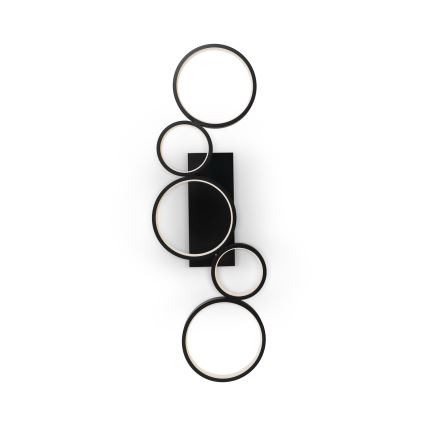 Brilagi - RINGO Plafonieră LED reglabilă 34W/230V 3000-6000K 28x84 cm, negru + telecomandă