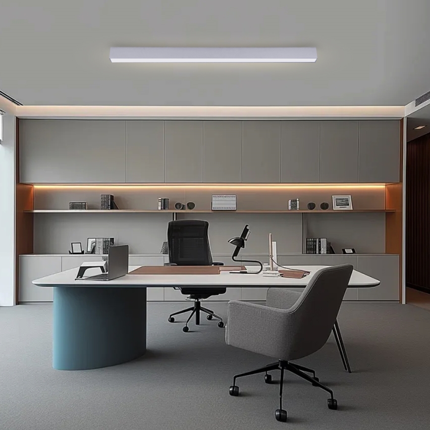 Brilagi - Plafonieră LED reglabilă SLEEKLINE SMART LED/40W/230V 3000-6000K Wi-Fi Tuya argintie + telecomandă