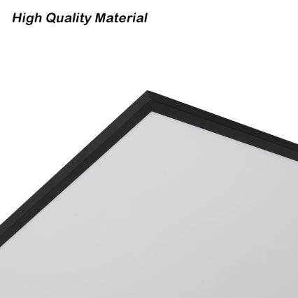 Brilagi - Plafonieră LED dimabilă SLIMFRAME LED/80W/230V 120x60 cm 3000-6000K neagră + telecomandă