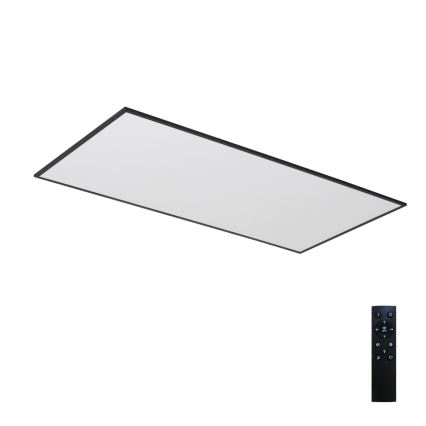 Brilagi - Plafonieră LED dimabilă SLIMFRAME LED/80W/230V 120x60 cm 3000-6000K neagră + telecomandă