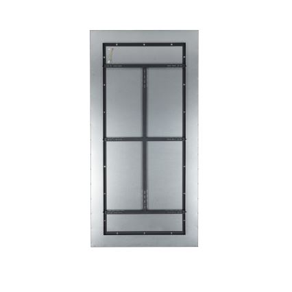 Brilagi - Plafonieră LED dimabilă SLIMFRAME LED/80W/230V 120x60 cm 3000-6000K neagră + telecomandă