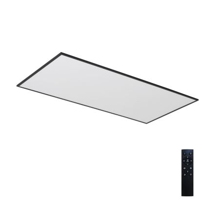 Brilagi - Lampă de tavan LED dimmabilă SLIMFRAME LED/80W/230V 120x60 cm 3000-6000K negru + telecomandă