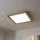 Brilagi - Plafonieră LED reglabilă SLIMFRAME WOOD LED/36W/230V 49,5x49,5 cm 3000-6000K maro + telecomandă