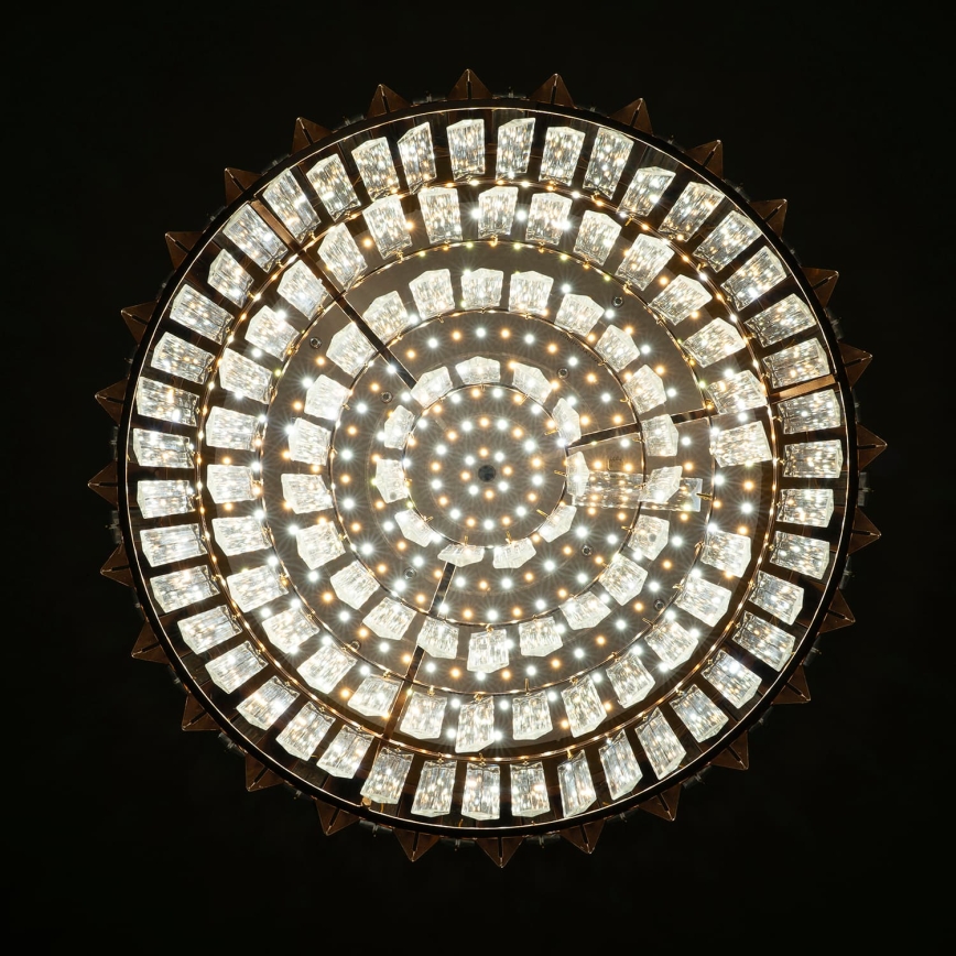 BRILAGI - Lampă de tavan LED dimmabilă SPECTRA LED/45W/230V 3000-6000K diam. 48 cm aurie + telecomandă