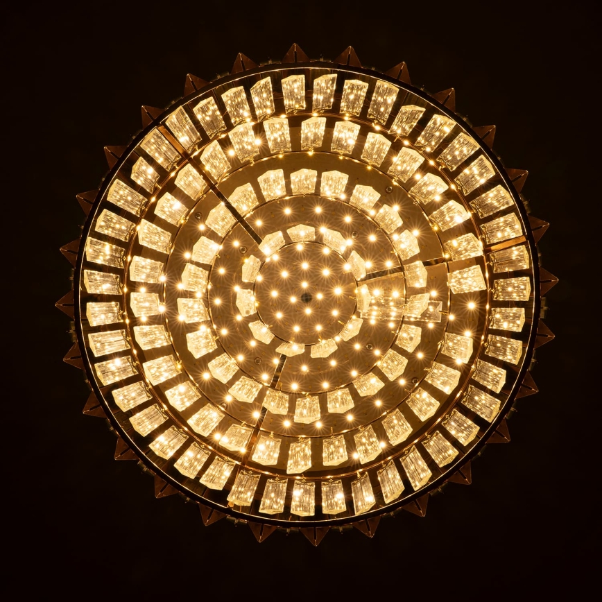 BRILAGI - Lampă de tavan LED dimmabilă SPECTRA LED/45W/230V 3000-6000K diam. 48 cm aurie + telecomandă