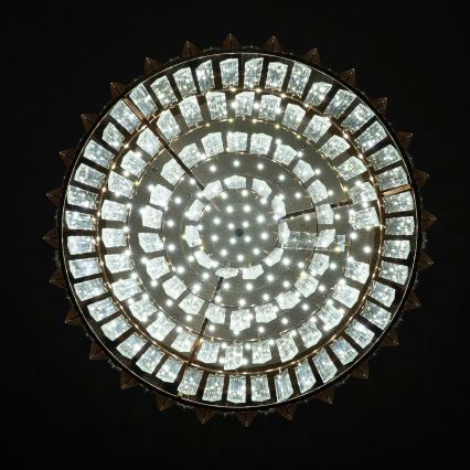 BRILAGI - Lampă de tavan LED dimmabilă SPECTRA LED/45W/230V 3000-6000K diam. 48 cm aurie + telecomandă