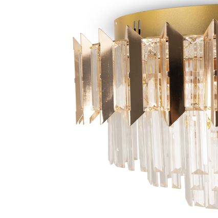 BRILAGI - Lampă de tavan LED dimmabilă SPECTRA LED/45W/230V 3000-6000K diam. 48 cm aurie + telecomandă