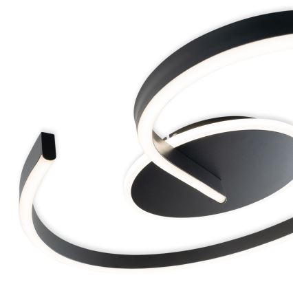 Brilagi - Plafonieră LED dimmabilă SPIRAL, 56W, 230V, Ø 50 cm, 3000/4000/6000K, cu telecomandă