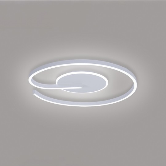 Brilagi - Plafonieră LED reglabilă SPIRAL LED/56W/230V Ø50 cm 3000/4000/6000K + telecomandă
